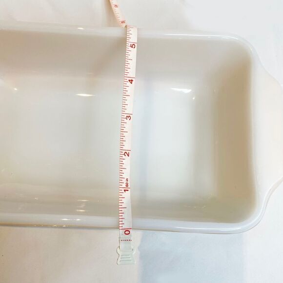 𝅺COPY - Peach Luster Anchor 7 Hocking Pyrex Baking Dish - Picture 8 of 8